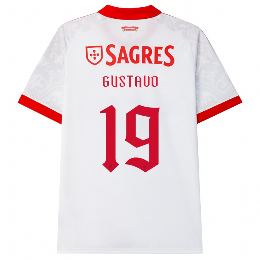 נשים Gustavo Ferreira #19 לבן אדום צהוב הרחק ג'רזי 2026/27 חולצה קצרה