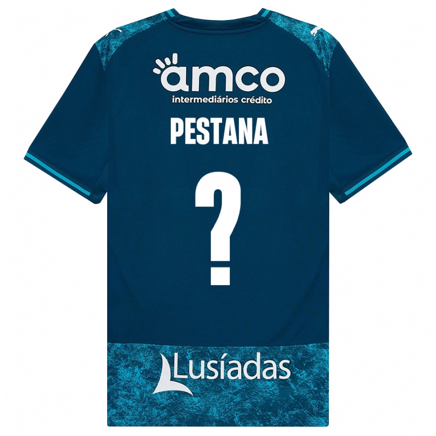 נשים Rafael Pestana #0 אפור כהה טורקיז בינוני הרחק ג'רזי 2026/27 חולצה קצרה