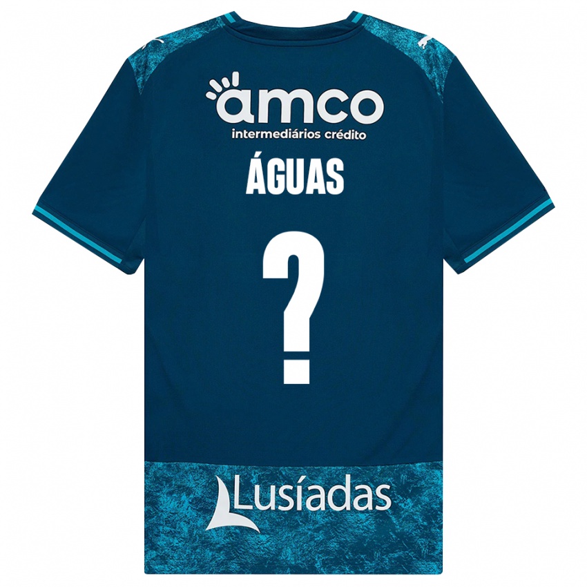 נשים Diogo Águas #0 אפור כהה טורקיז בינוני הרחק ג'רזי 2026/27 חולצה קצרה