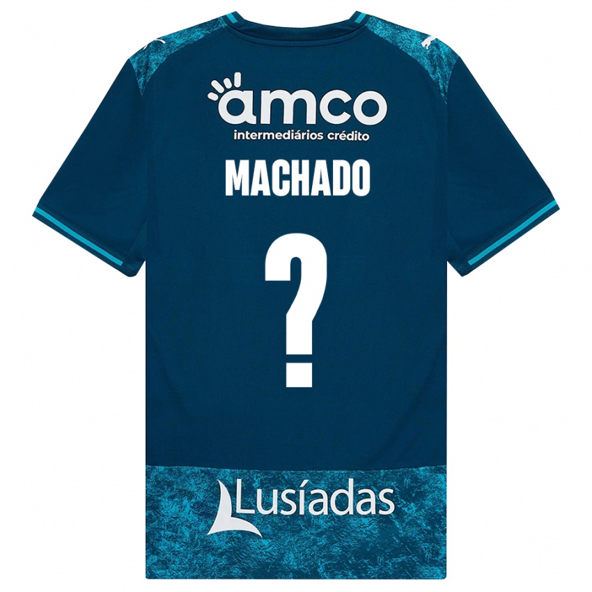 נשים Afonso Machado #0 אפור כהה טורקיז בינוני הרחק ג'רזי 2026/27 חולצה קצרה