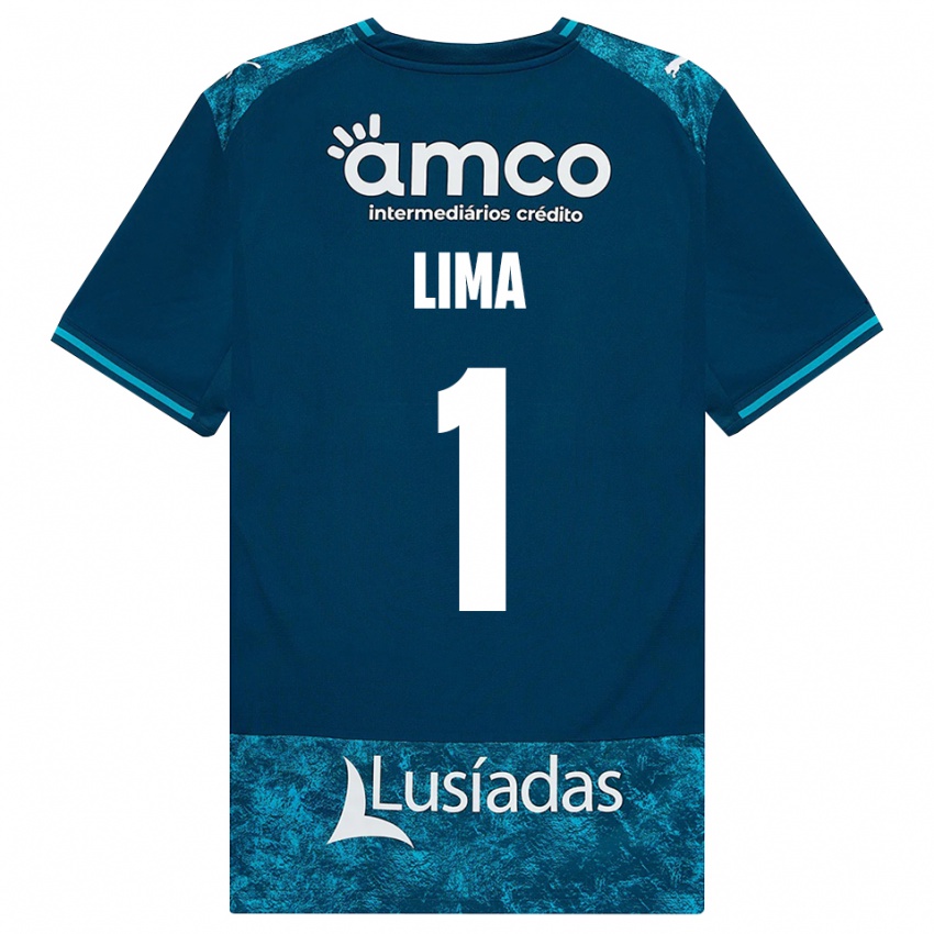 נשים Aline Lima #1 אפור כהה טורקיז בינוני הרחק ג'רזי 2026/27 חולצה קצרה