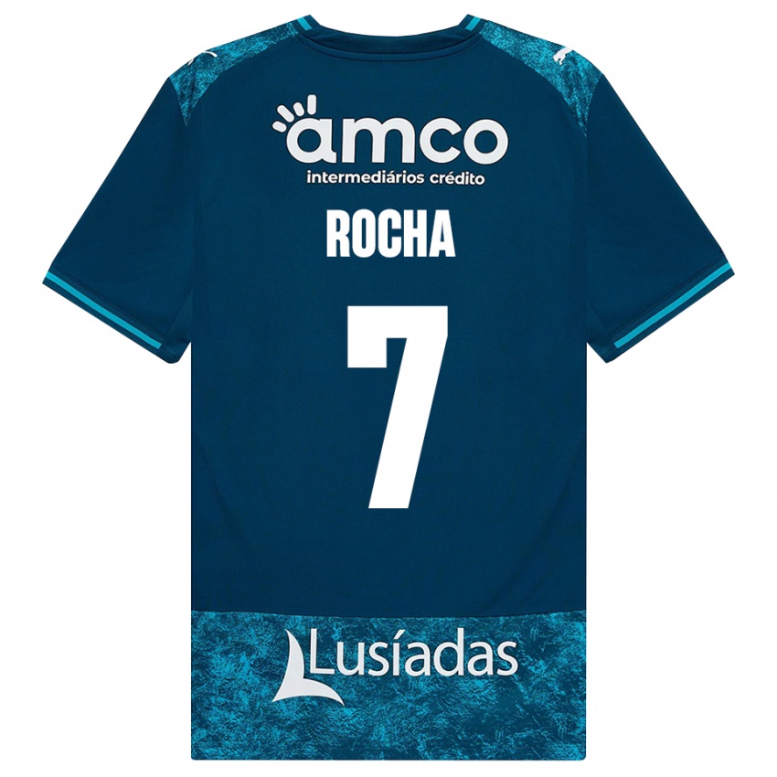 נשים Carolina Rocha #7 אפור כהה טורקיז בינוני הרחק ג'רזי 2026/27 חולצה קצרה