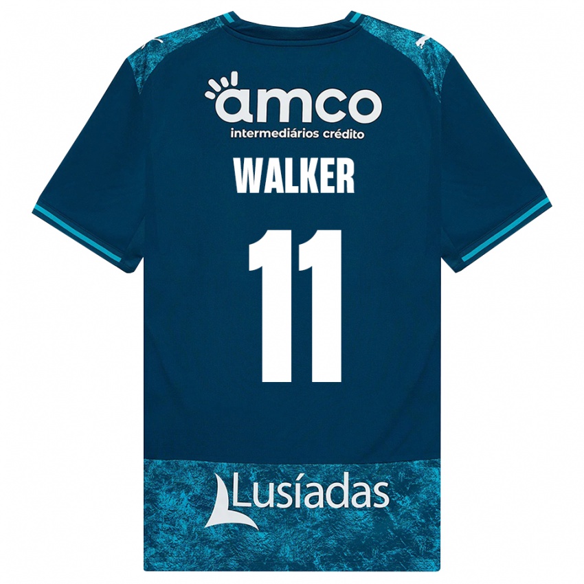 נשים Ellie Walker #11 אפור כהה טורקיז בינוני הרחק ג'רזי 2026/27 חולצה קצרה