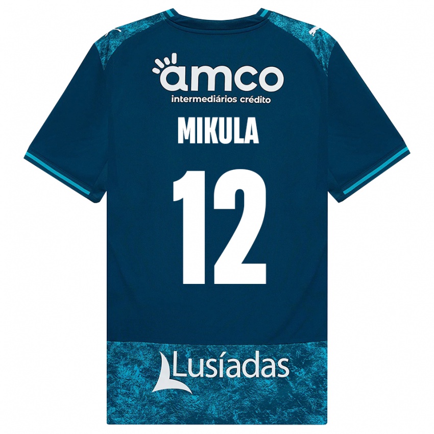 נשים Matviy Mikula #12 אפור כהה טורקיז בינוני הרחק ג'רזי 2026/27 חולצה קצרה