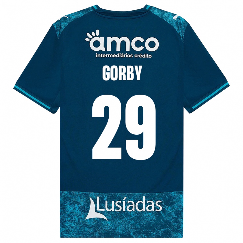 נשים Gorby #29 אפור כהה טורקיז בינוני הרחק ג'רזי 2026/27 חולצה קצרה