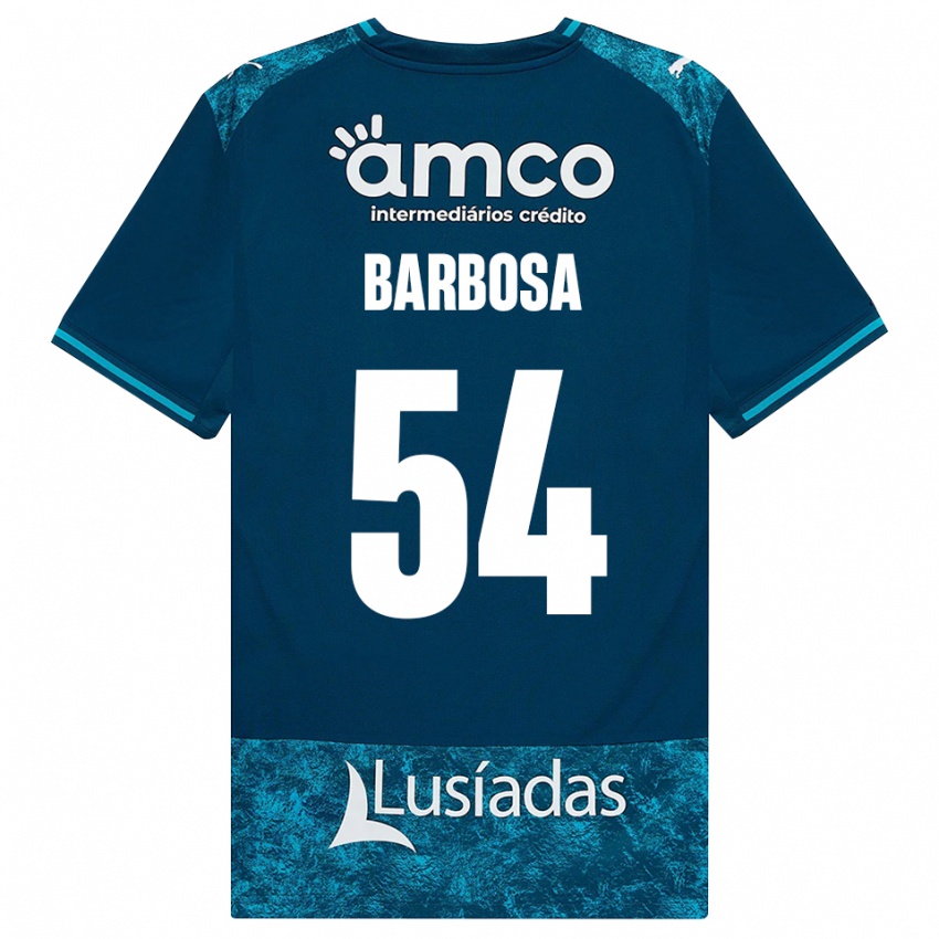 נשים Guilherme Barbosa #54 אפור כהה טורקיז בינוני הרחק ג'רזי 2026/27 חולצה קצרה