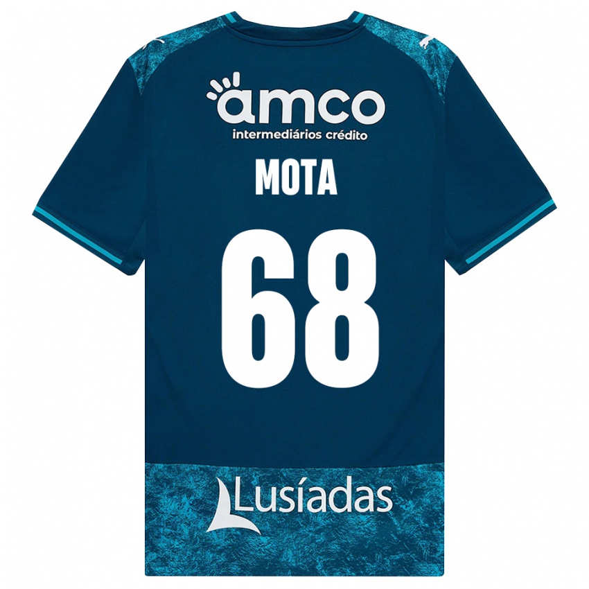 נשים Edgar Mota #68 אפור כהה טורקיז בינוני הרחק ג'רזי 2026/27 חולצה קצרה