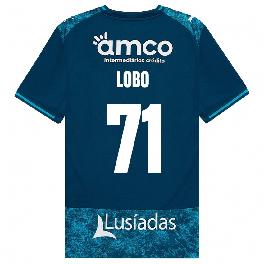 נשים Diogo Lobo #71 אפור כהה טורקיז בינוני הרחק ג'רזי 2026/27 חולצה קצרה