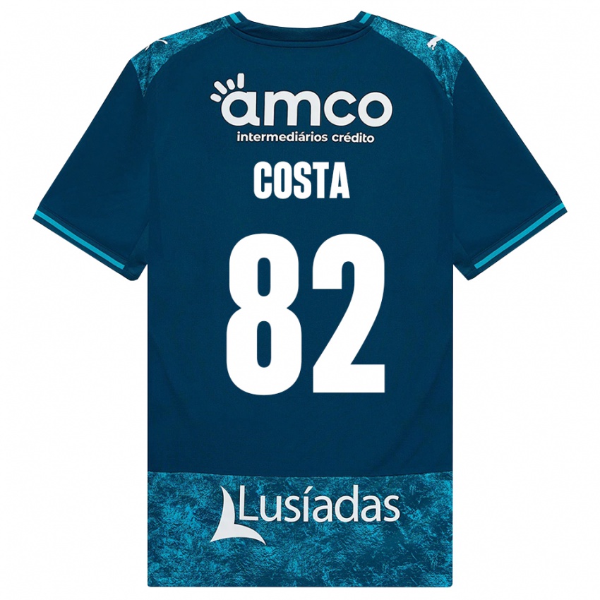 נשים Gui Costa #82 אפור כהה טורקיז בינוני הרחק ג'רזי 2026/27 חולצה קצרה