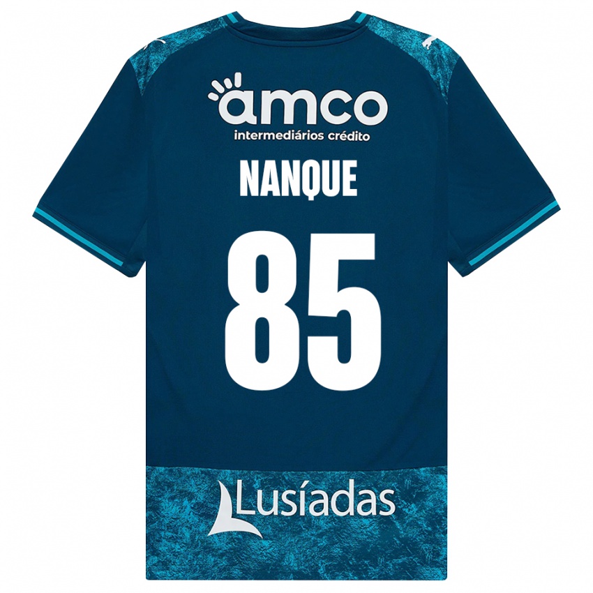 נשים Edgar Nanque #85 אפור כהה טורקיז בינוני הרחק ג'רזי 2026/27 חולצה קצרה
