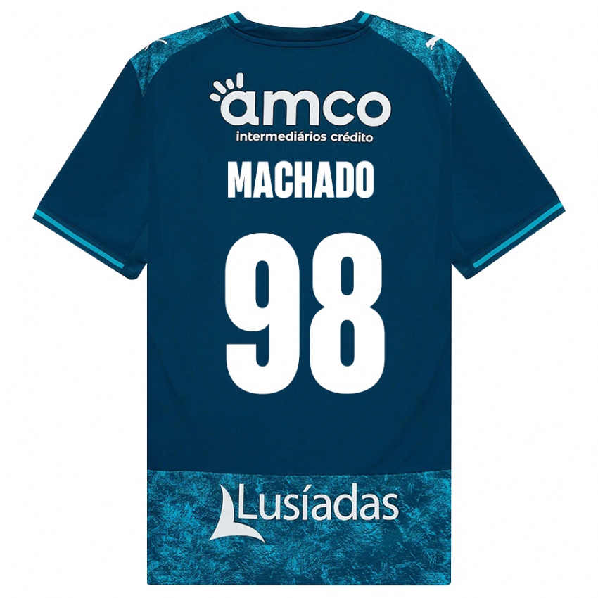 נשים Gonçalo Machado #98 אפור כהה טורקיז בינוני הרחק ג'רזי 2026/27 חולצה קצרה