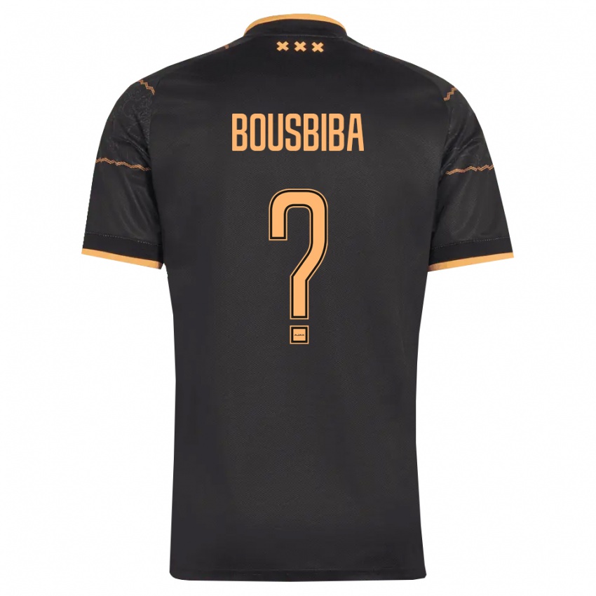 נשים Daoud Bousbiba #0 שחור כתום הרחק ג'רזי 2026/27 חולצה קצרה