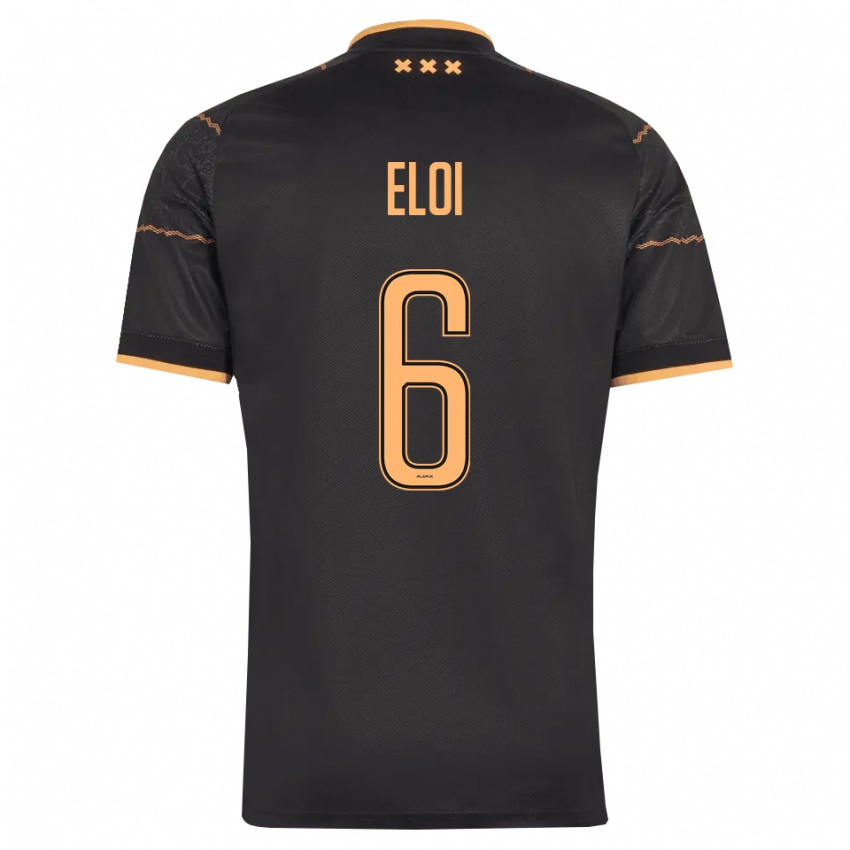 נשים Eloi Gómez #6 שחור כתום הרחק ג'רזי 2026/27 חולצה קצרה