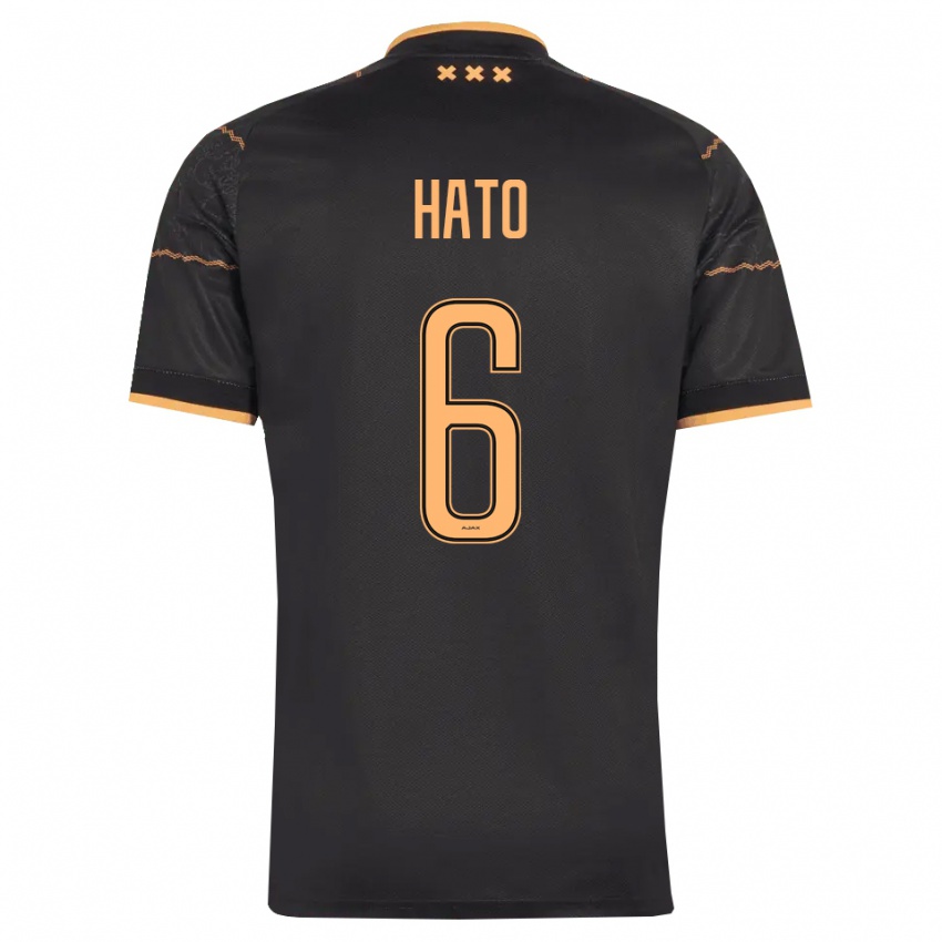 נשים Elgyn Hato #6 שחור כתום הרחק ג'רזי 2026/27 חולצה קצרה