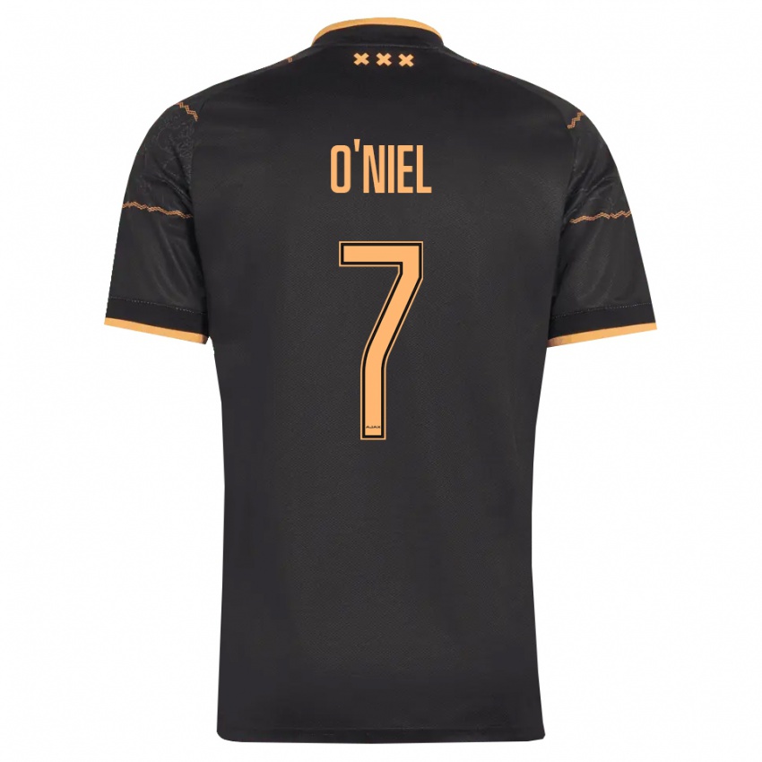 נשים Don O'niel #7 שחור כתום הרחק ג'רזי 2026/27 חולצה קצרה