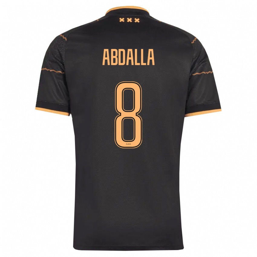 נשים Mohamed Abdalla #8 שחור כתום הרחק ג'רזי 2026/27 חולצה קצרה