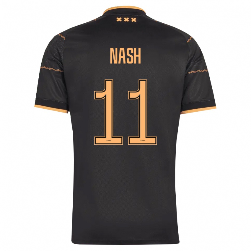 נשים Pharell Nash #11 שחור כתום הרחק ג'רזי 2026/27 חולצה קצרה