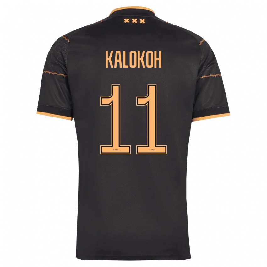 נשים David Kalokoh #11 שחור כתום הרחק ג'רזי 2026/27 חולצה קצרה