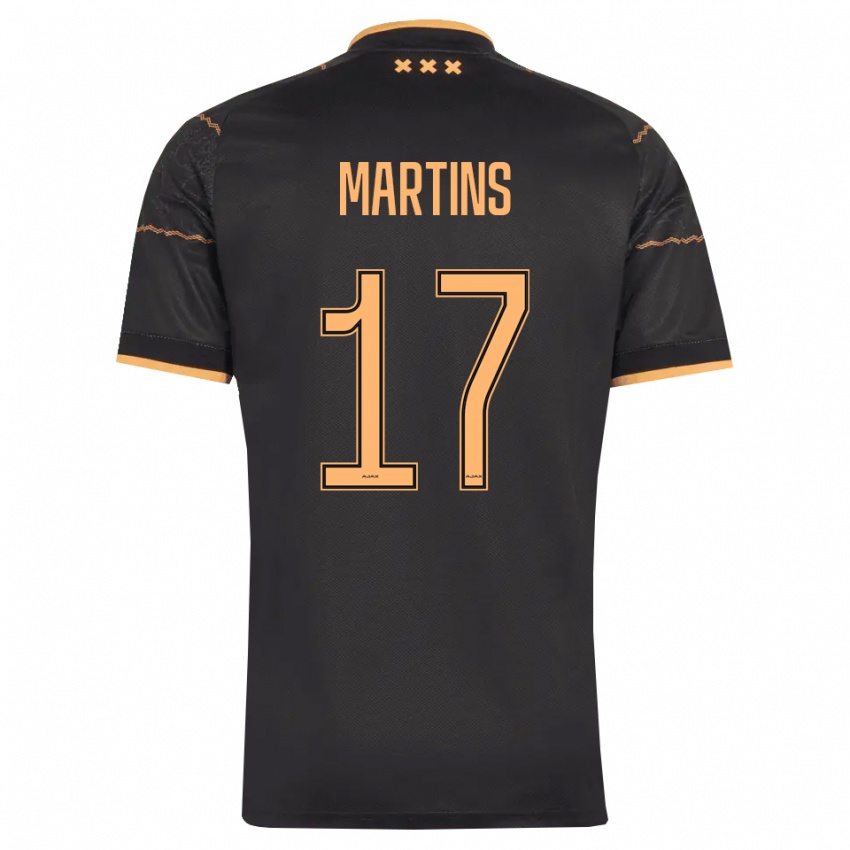 נשים Lilinho Martins #17 שחור כתום הרחק ג'רזי 2026/27 חולצה קצרה
