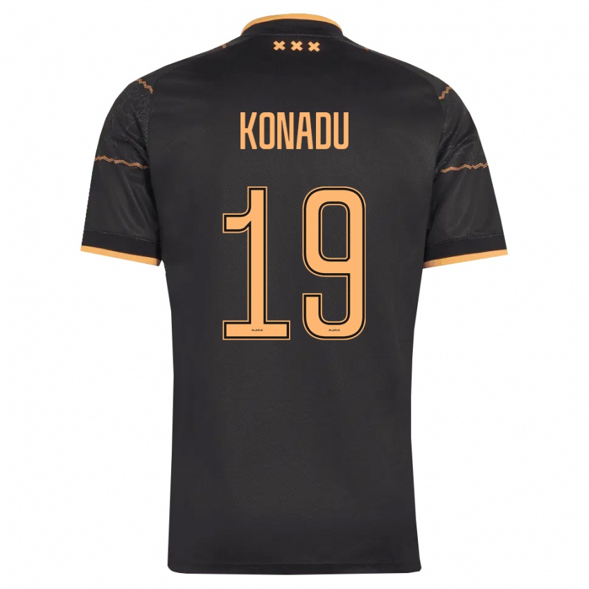 נשים Don-Angelo Konadu #19 שחור כתום הרחק ג'רזי 2026/27 חולצה קצרה