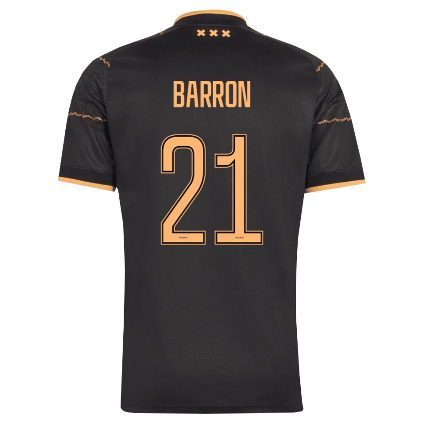 נשים Eternal Barron #21 שחור כתום הרחק ג'רזי 2026/27 חולצה קצרה