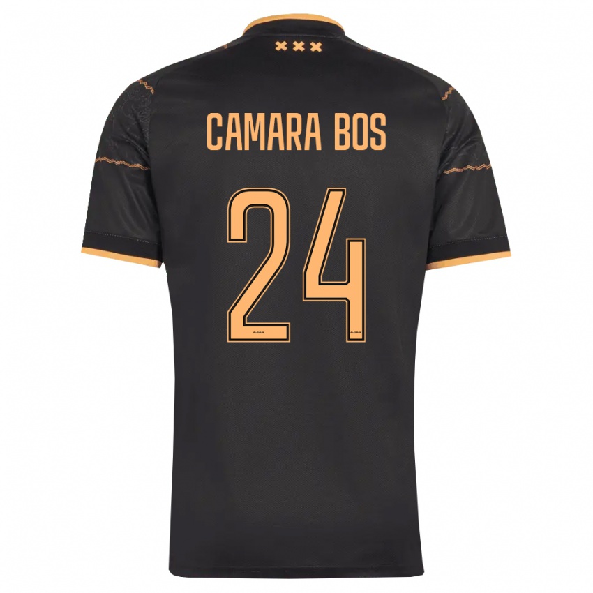 נשים Daniel Camara Bos #24 שחור כתום הרחק ג'רזי 2026/27 חולצה קצרה