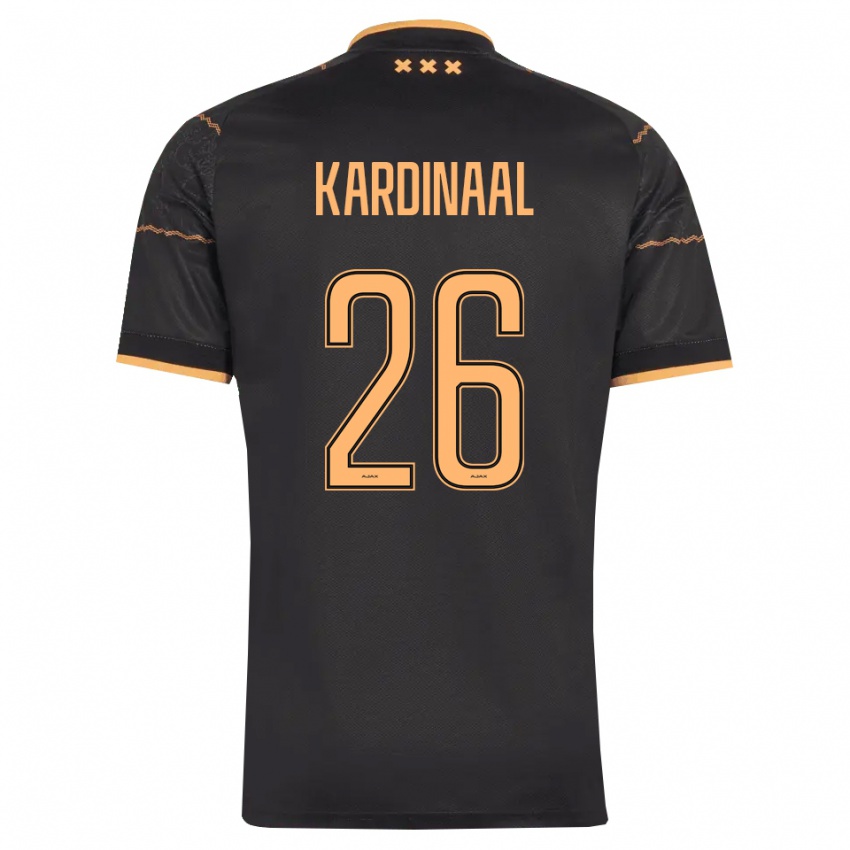 נשים Isa Kardinaal #26 שחור כתום הרחק ג'רזי 2026/27 חולצה קצרה