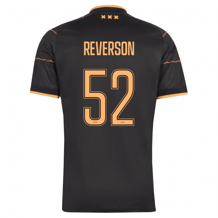 נשים Paul Reverson #52 שחור כתום הרחק ג'רזי 2026/27 חולצה קצרה