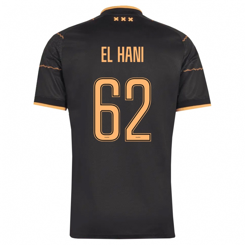 נשים Aymean El Hani #62 שחור כתום הרחק ג'רזי 2026/27 חולצה קצרה