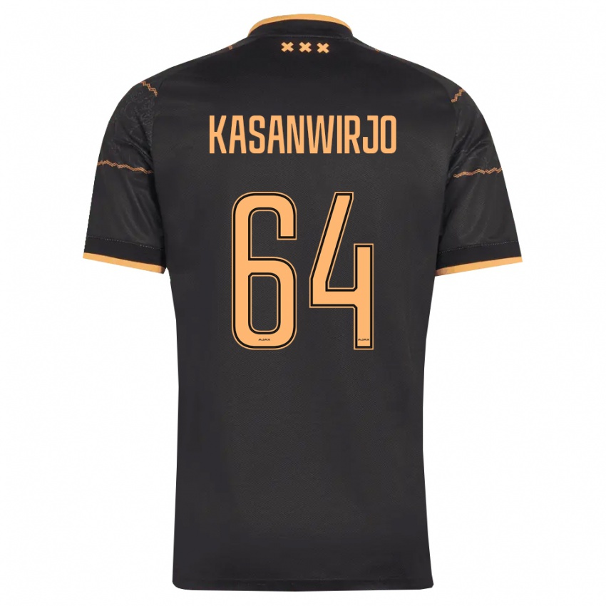 נשים Kennynho Kasanwirjo #64 שחור כתום הרחק ג'רזי 2026/27 חולצה קצרה