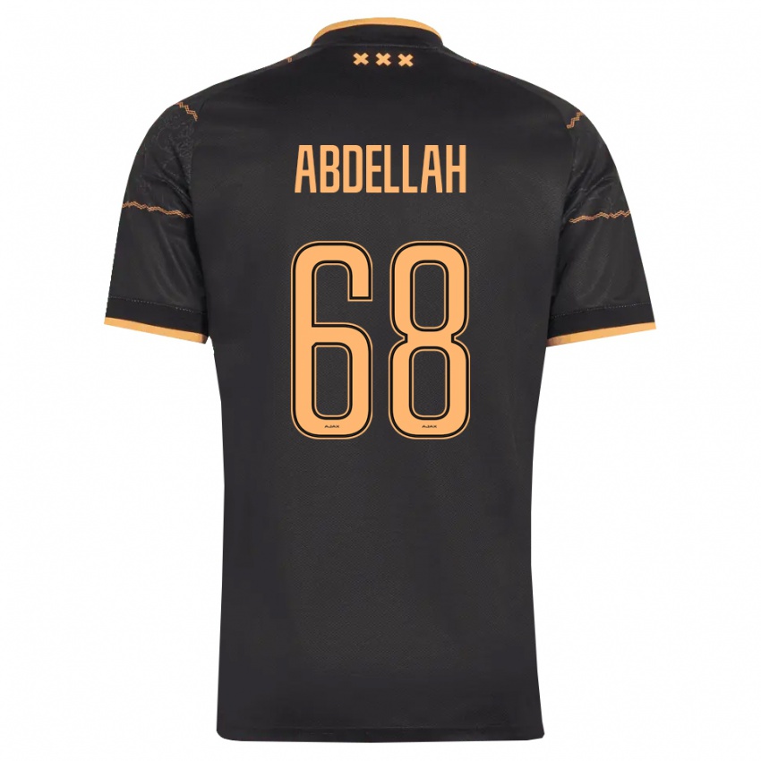 נשים Abdellah Ouazane #68 שחור כתום הרחק ג'רזי 2026/27 חולצה קצרה