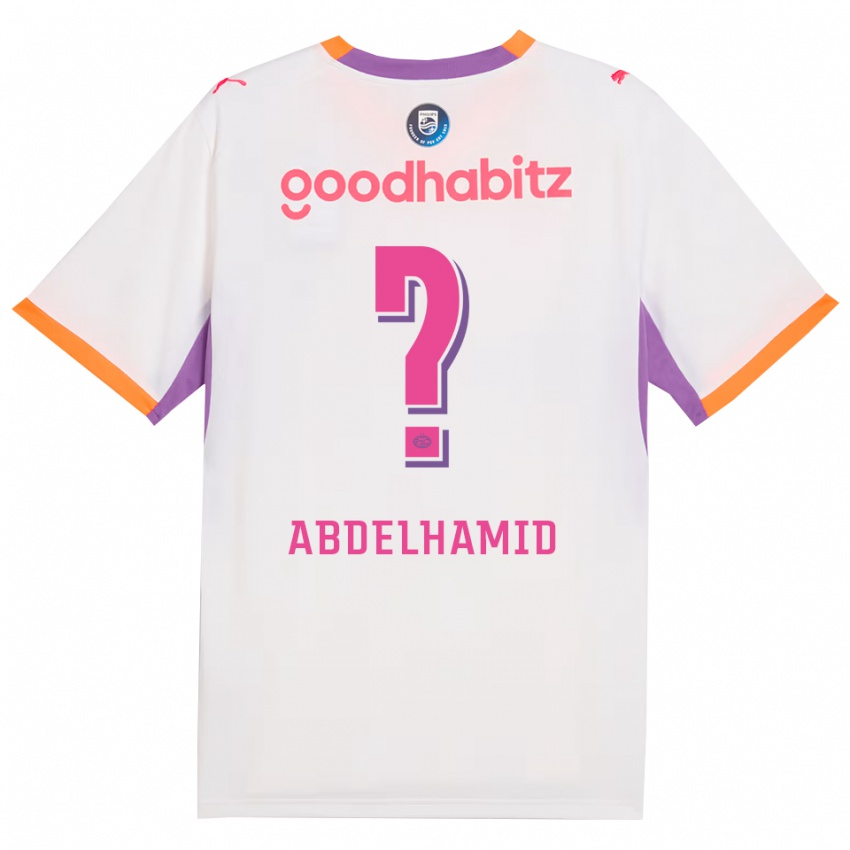 נשים Essam Abdelhamid #0 לבן סגול כתום הרחק ג'רזי 2026/27 חולצה קצרה