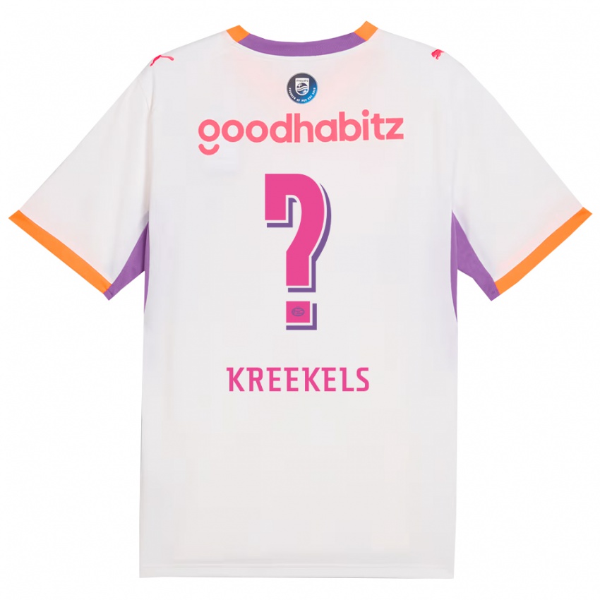 נשים Mees Kreekels #0 לבן סגול כתום הרחק ג'רזי 2026/27 חולצה קצרה