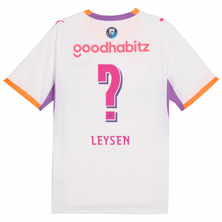 נשים Fedde Leysen #0 לבן סגול כתום הרחק ג'רזי 2026/27 חולצה קצרה