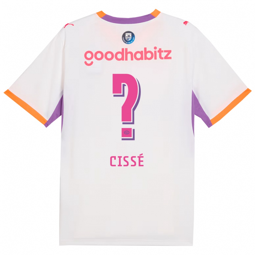 נשים Alseny Cissé #0 לבן סגול כתום הרחק ג'רזי 2026/27 חולצה קצרה