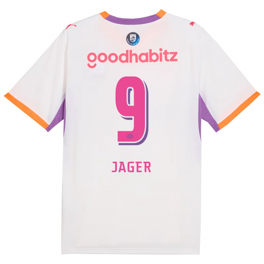 נשים Elvic Jager #9 לבן סגול כתום הרחק ג'רזי 2026/27 חולצה קצרה