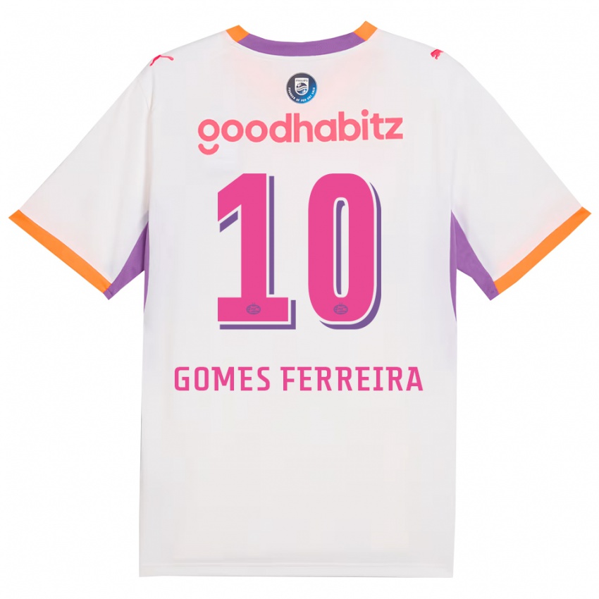 נשים Damian Gomes Ferreira #10 לבן סגול כתום הרחק ג'רזי 2026/27 חולצה קצרה