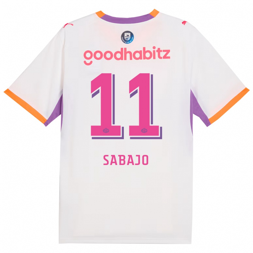 נשים Givenciyo Sabajo #11 לבן סגול כתום הרחק ג'רזי 2026/27 חולצה קצרה