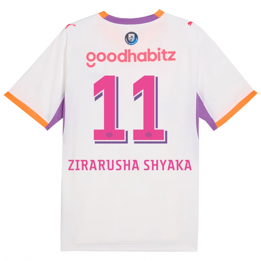 נשים David Zirarusha Shyaka #11 לבן סגול כתום הרחק ג'רזי 2026/27 חולצה קצרה