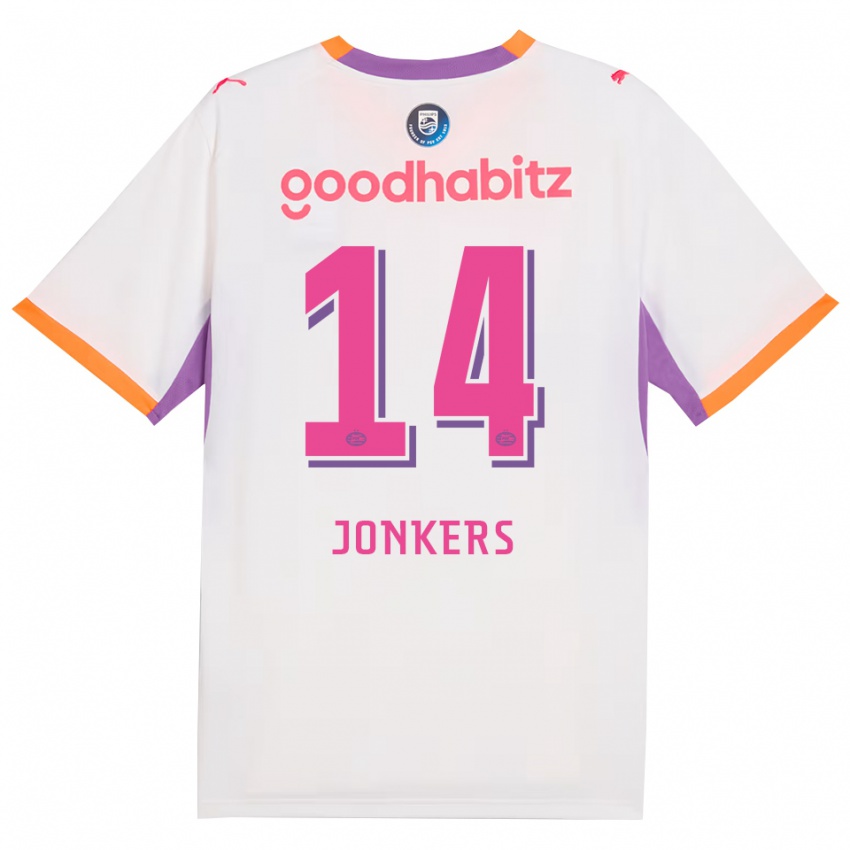 נשים Brent Jonkers #14 לבן סגול כתום הרחק ג'רזי 2026/27 חולצה קצרה