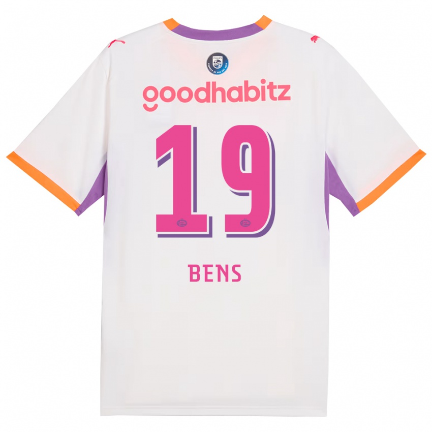 נשים Teun Bens #19 לבן סגול כתום הרחק ג'רזי 2026/27 חולצה קצרה