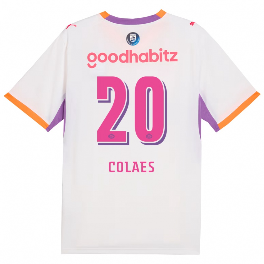 נשים Jonas Colaes #20 לבן סגול כתום הרחק ג'רזי 2026/27 חולצה קצרה