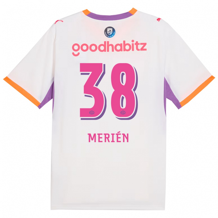 נשים Fabian Merién #38 לבן סגול כתום הרחק ג'רזי 2026/27 חולצה קצרה