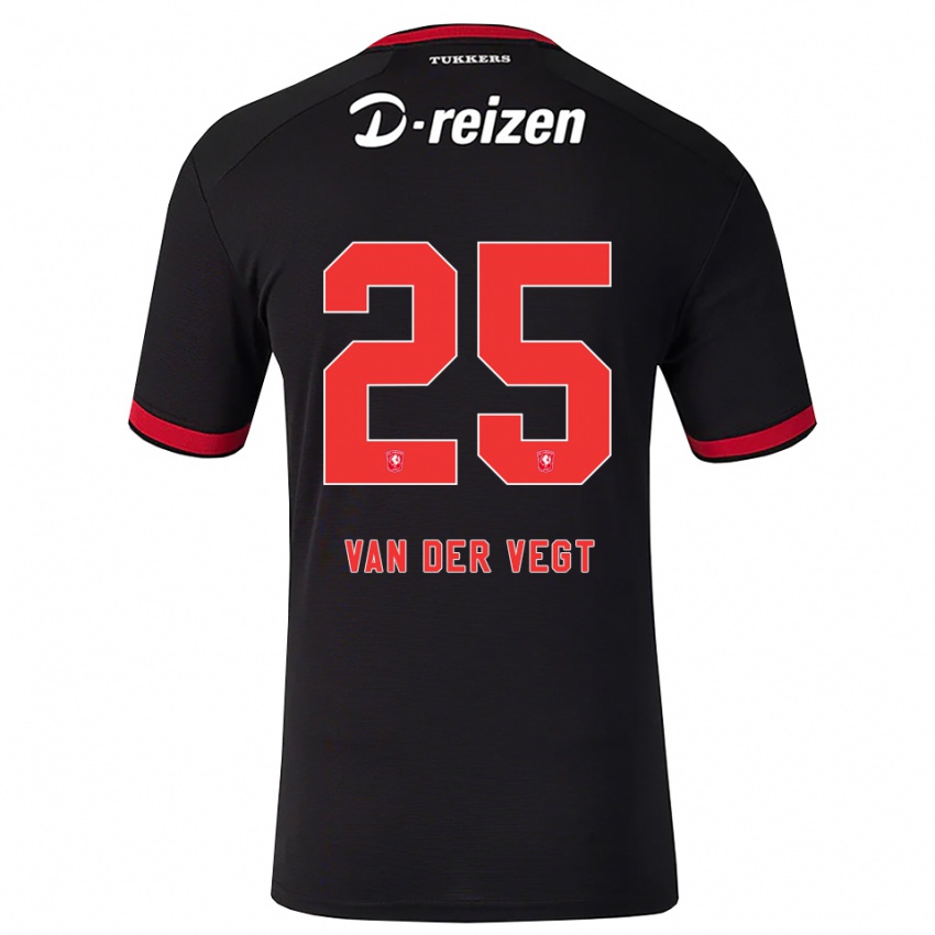 נשים Imre Van Der Vegt #25 אדום לבן שחור הרחק ג'רזי 2026/27 חולצה קצרה