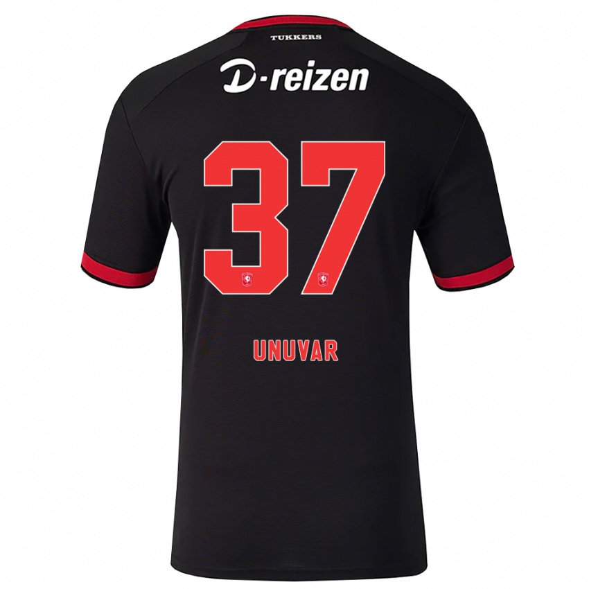 נשים נאג'י אונוור #37 אדום לבן שחור הרחק ג'רזי 2026/27 חולצה קצרה