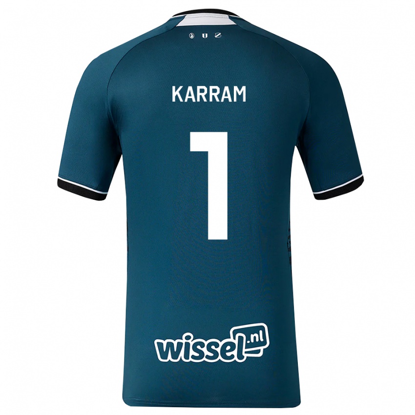 נשים Faris Karram #1 אפור כהה לבן הרחק ג'רזי 2026/27 חולצה קצרה