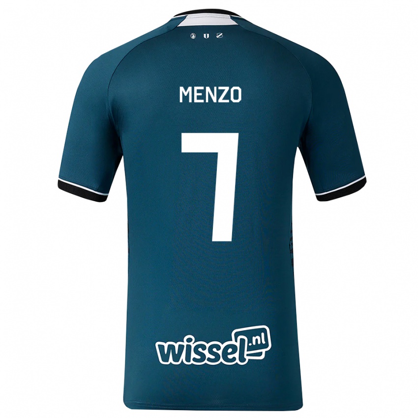 נשים Björn Menzo #7 אפור כהה לבן הרחק ג'רזי 2026/27 חולצה קצרה