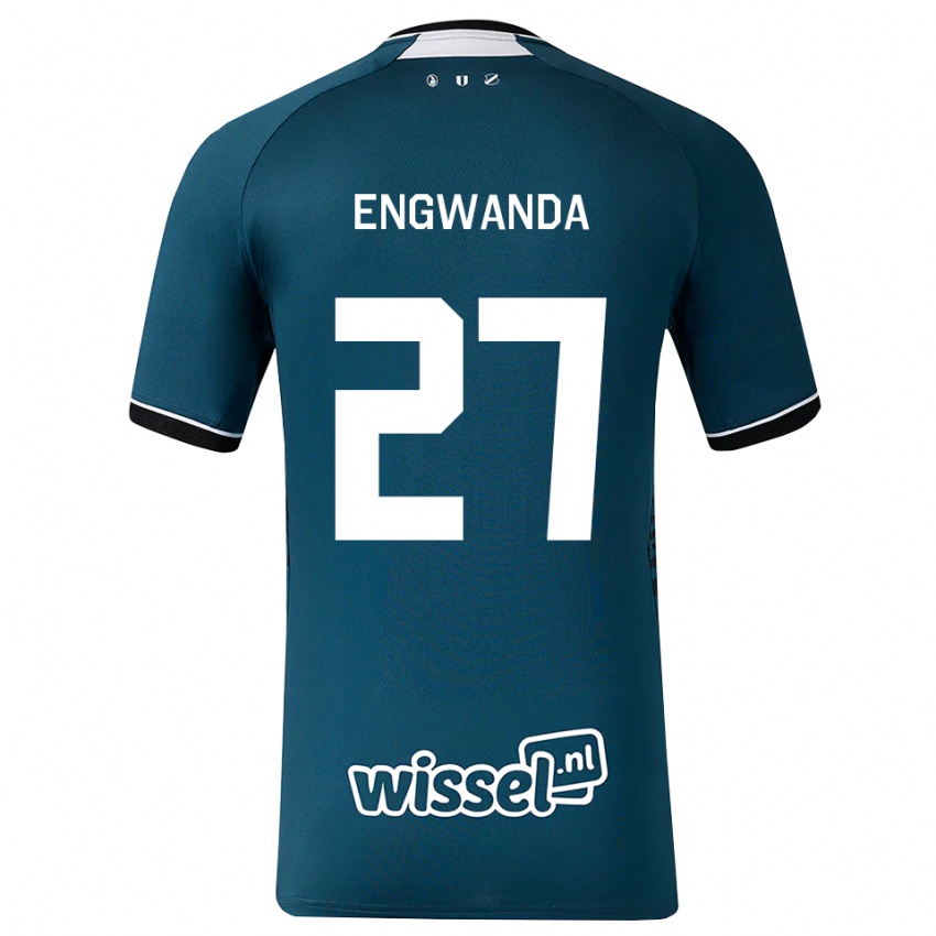 נשים Alonzo Engwanda #27 אפור כהה לבן הרחק ג'רזי 2026/27 חולצה קצרה