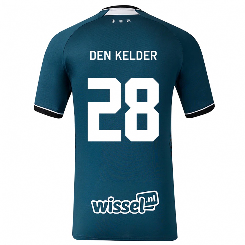 נשים Gera Op Den Kelder #28 אפור כהה לבן הרחק ג'רזי 2026/27 חולצה קצרה