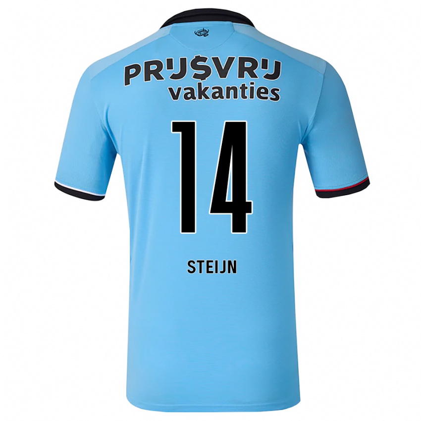 נשים סם שטיין #14 כחול שמיים עמוק שחור אדום הרחק ג'רזי 2026/27 חולצה קצרה